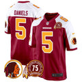WR 75th Patch Throwback Game Jersey