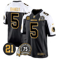 WR 75th & Sean Taylor Patch Gold Game Jersey