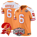TBB Creamsicle 2024 NFC South Division Champions Patch Vapor Limited Jersey