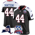 NYG 100th Season & State Patch Vapor Limited Jersey