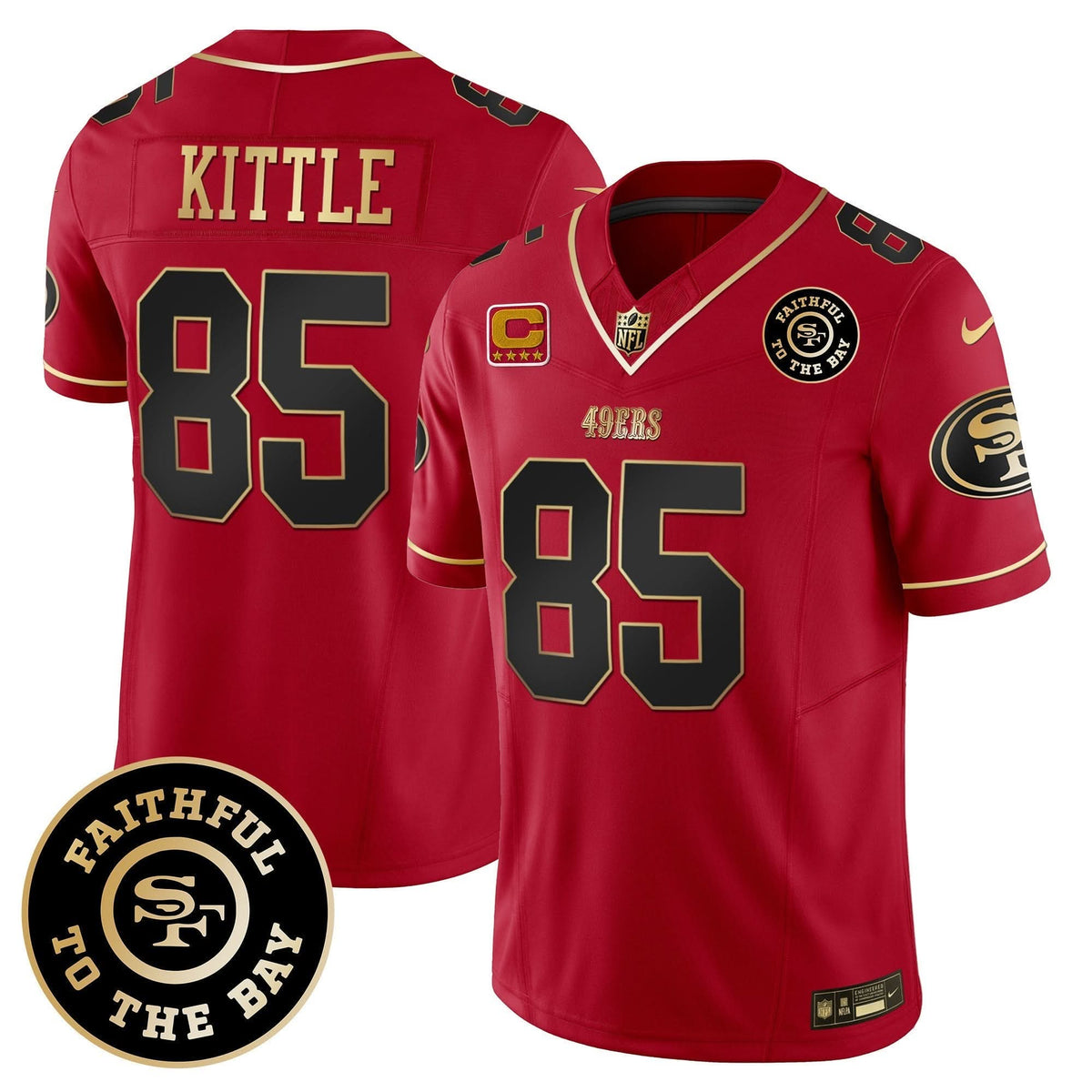 SF Faithful To The Bay Patch Vapor Limited Jersey V7