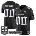 Tampa Bay Buccaneers 'Gothic Pirate Shadows Edition' Limited Custom Jersey - All Stitched