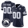 Cowboys "Dallas City" Patch Vapor Limited Custom Jersey - All Stitched