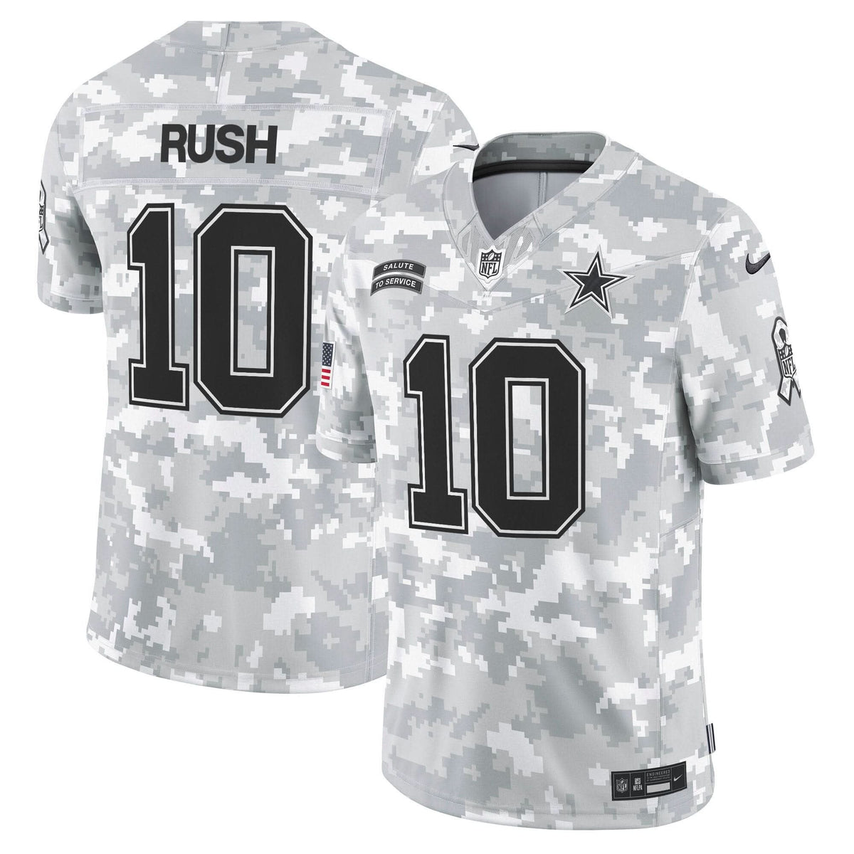 Dallas Cowboys 2024 Salute to Service Vapor Limited Jersey - All stitched