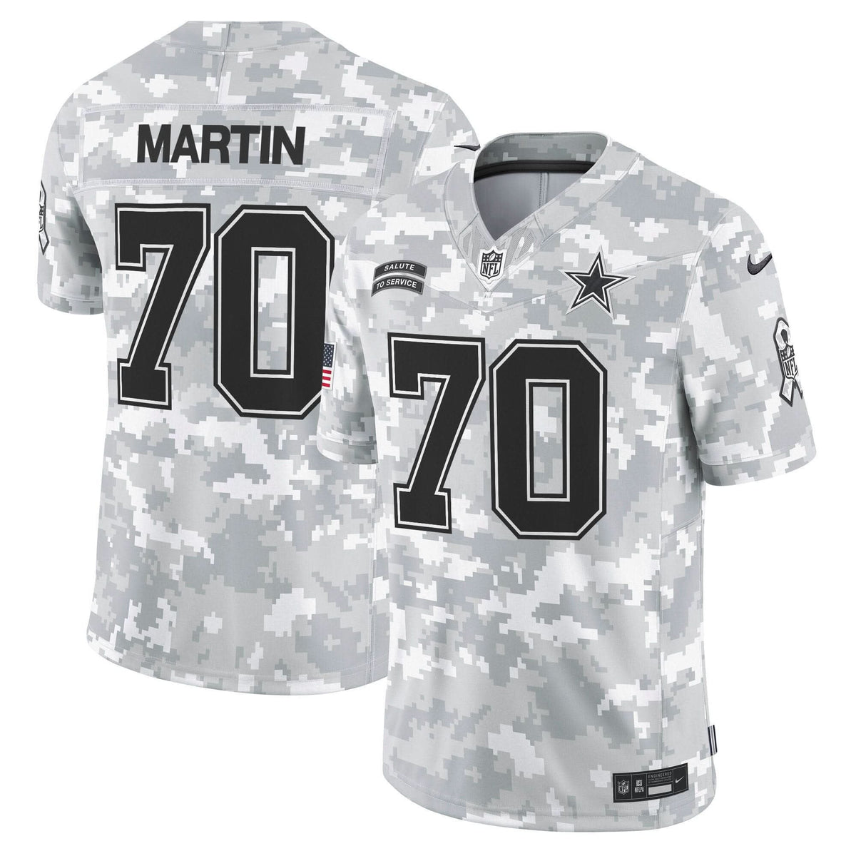 Dallas Cowboys 2024 Salute to Service Vapor Limited Jersey - All stitched