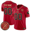 49ers Est.1946 Patch Vapor Limited Custom Jersey V2 - All Stitched