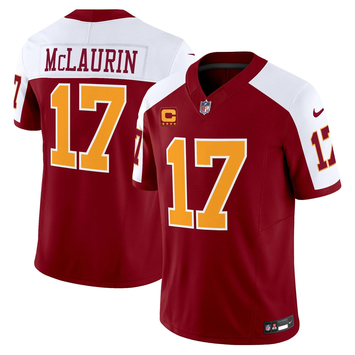 Washington Redskins Throwback Vapor Limited Jersey - All Stitched