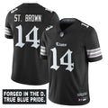 Detroit Lions 'Gothic Motor City Edition' Vapor Limited Jersey - All Stitched