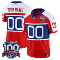 New York Giants 'Century Red' 100th Season Commemorative Vapor Custom Jersey - All Stitched